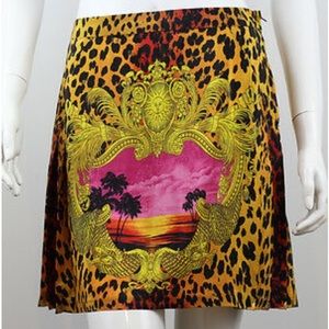 Versace for H&M silk skirt with Medusa